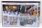 2002 Harley Davidson Holiday Christmas Greeting Card Box Set of 12 Cards   - TvMovieCards.com