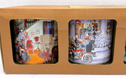 2002 Harley Davidson Motorcycles "Holiday Tradition" Collector Mug Set of 4   - TvMovieCards.com