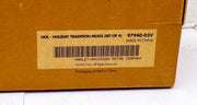 2002 Harley Davidson Motorcycles "Holiday Tradition" Collector Mug Set of 4   - TvMovieCards.com