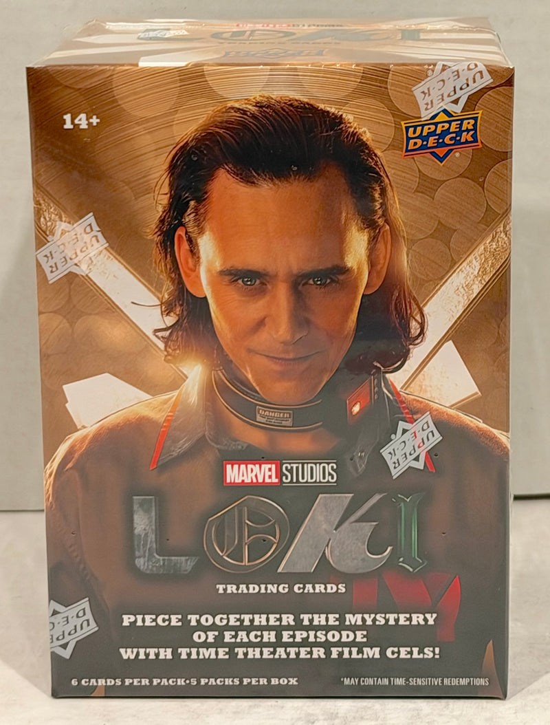 2023 Marvel Studios Loki Trading Card Blaster Box 5 Packs Factory Sealed Upper Deck
