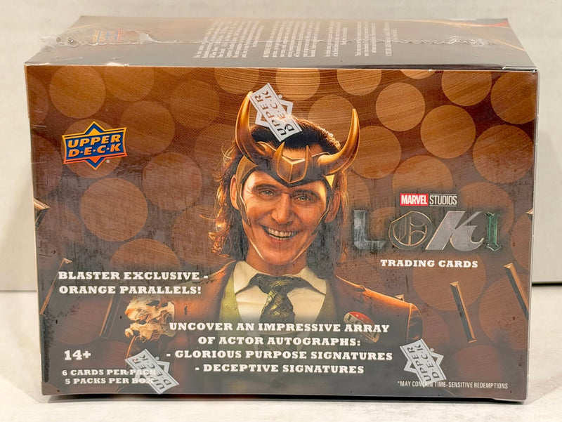 2023 Marvel Studios Loki Trading Card Blaster Box 5 Packs Factory Sealed Upper Deck