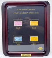 1992 Harley-Davidson 12 x 10 Framed US Postage 4 Stamp Set 99398-93v   - TvMovieCards.com