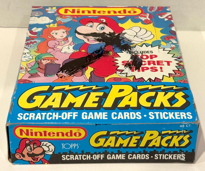 Nintendo Game Packs Vintage Card Box 48 Packs Topps 1989 X-out Bright Colors - TvMovieCards.com