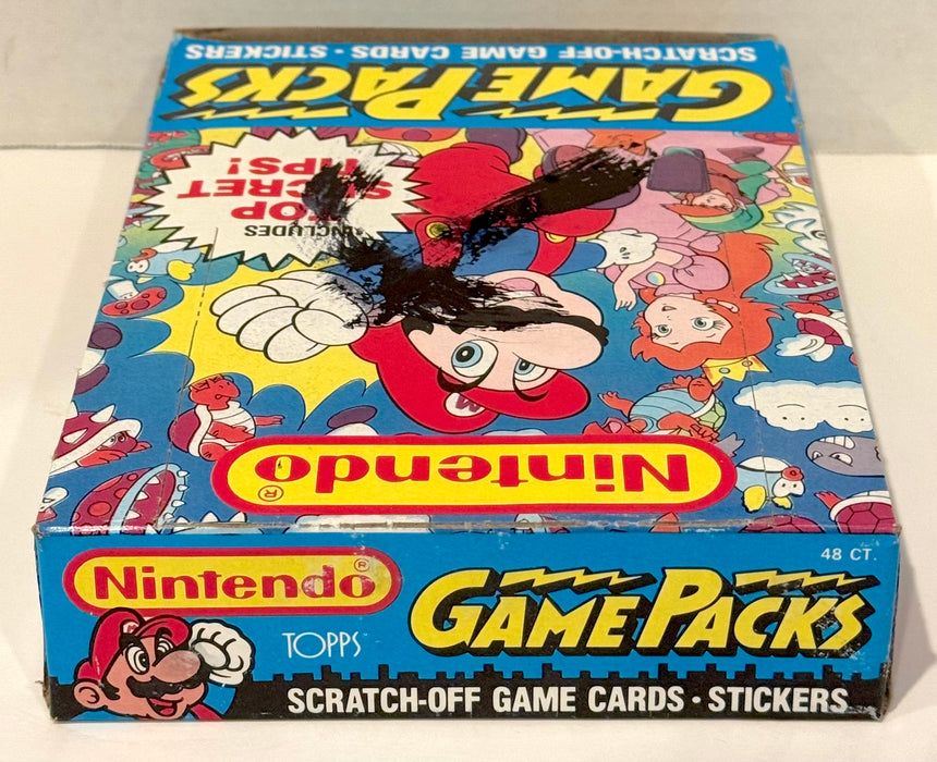 Nintendo Game Packs Vintage Card Box 48 Packs Topps 1989 X-out Bright Colors - TvMovieCards.com