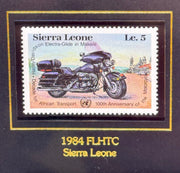 1993 Harley-Davidson 12 x 10 Framed World Postage 6 Stamp Set 99399-94V   - TvMovieCards.com