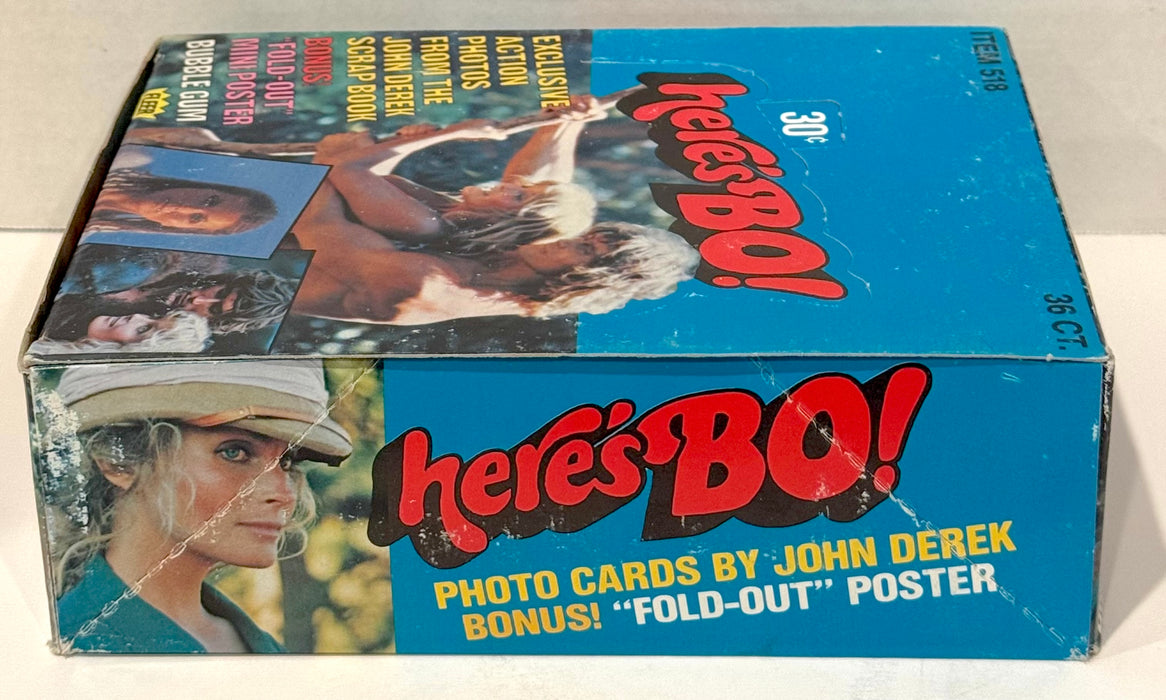 1981 Here's Bo Photos Bubble Gum Full 36CT Trading Card Wax Box Fleer - TvMovieCards.com