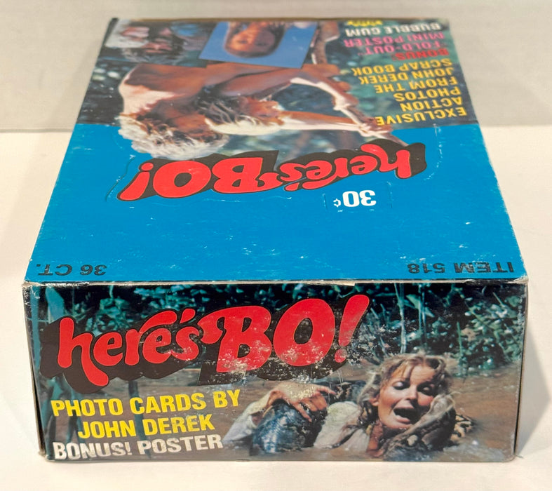 1981 Here's Bo Photos Bubble Gum Full 36CT Trading Card Wax Box Fleer - TvMovieCards.com