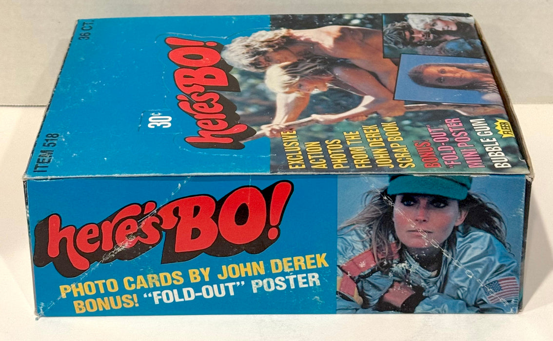 1981 Here's Bo Photos Bubble Gum Full 36CT Trading Card Wax Box Fleer - TvMovieCards.com