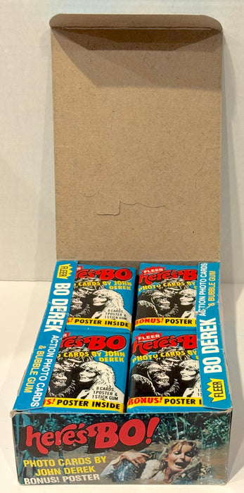 1981 Here's Bo Photos Bubble Gum Full 36CT Trading Card Wax Box Fleer - TvMovieCards.com
