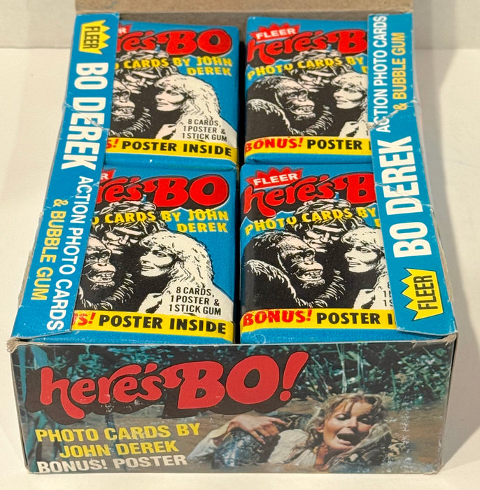 1981 Here's Bo Photos Bubble Gum Full 36CT Trading Card Wax Box Fleer - TvMovieCards.com