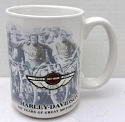 2003 Harley Davidson 100th Anniversary White Painted Racer 15oz Cup 97910-02V   - TvMovieCards.com