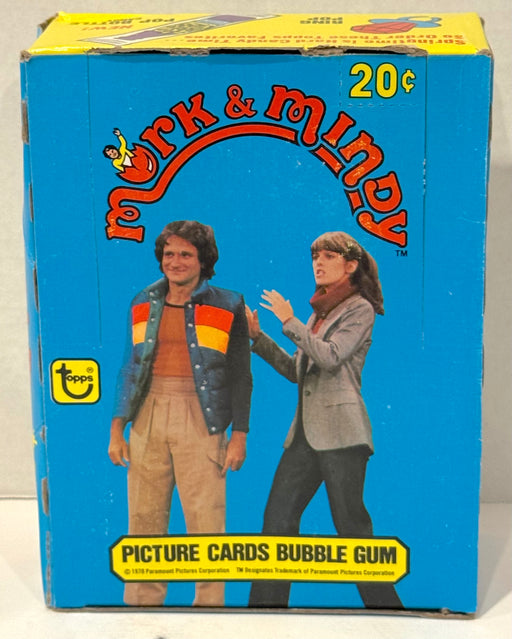 Mork & Mindy TV Show Vintage Bubble Gum Wax Card Box 36 Packs Topps 1978 FULL - TvMovieCards.com