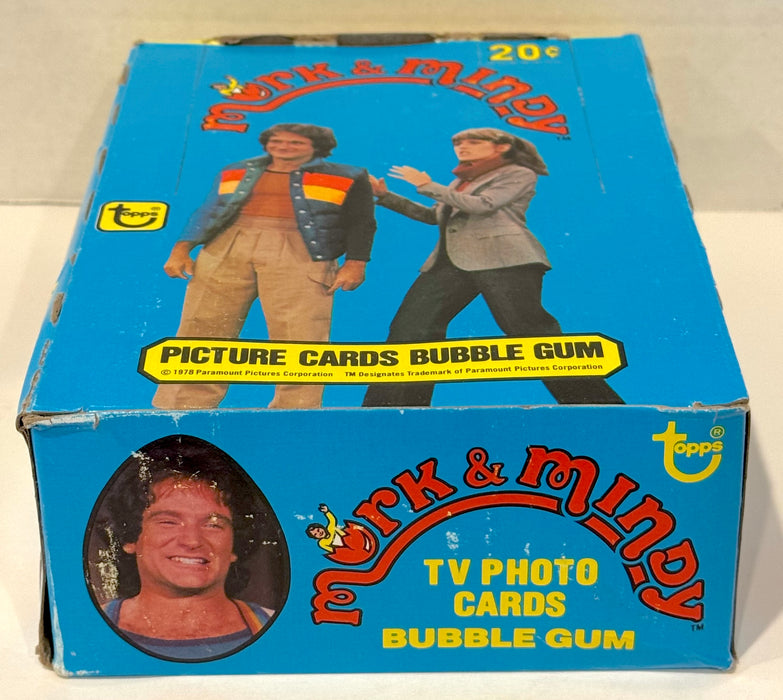 Mork & Mindy TV Show Vintage Bubble Gum Wax Card Box 36 Packs Topps 1978 FULL - TvMovieCards.com