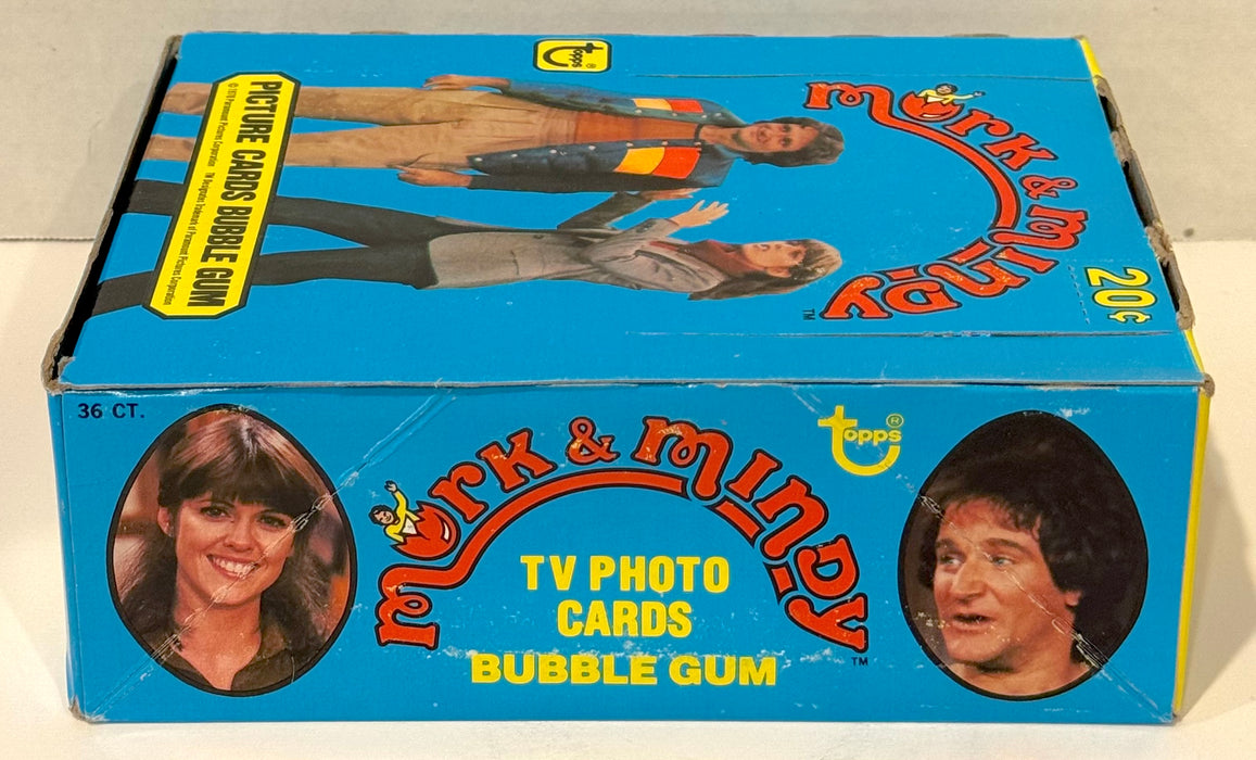 Mork & Mindy TV Show Vintage Bubble Gum Wax Card Box 36 Packs Topps 1978 FULL - TvMovieCards.com