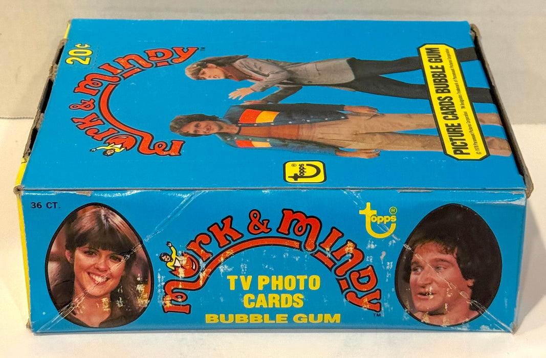 Mork & Mindy TV Show Vintage Bubble Gum Wax Card Box 36 Packs Topps 1978 FULL - TvMovieCards.com