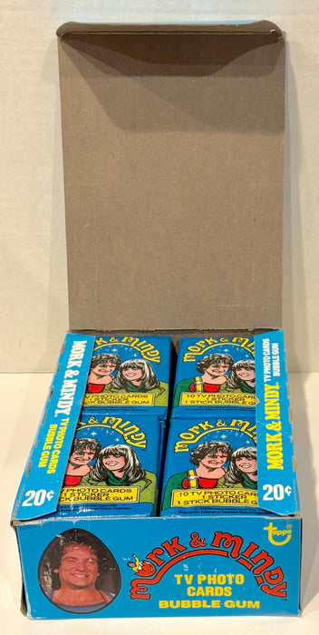 Mork & Mindy TV Show Vintage Bubble Gum Wax Card Box 36 Packs Topps 1978 FULL - TvMovieCards.com
