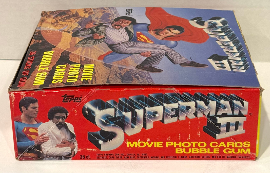 1983 Superman III Movie Vintage Trading Card Wax Box Full 36 Packs Topps - TvMovieCards.com