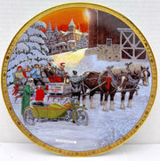 1995 Harley Davidson Holiday Memories "Late Arrival" Collector Plate 99415-96z   - TvMovieCards.com