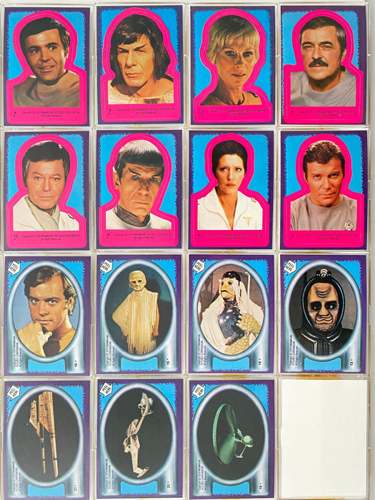 Star Trek 1979 The Motion Picture Complete (22) Trading Card Sticker Set   - TvMovieCards.com