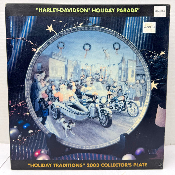 2003 Harley Davidson Holiday "HD Holiday Parade" Collector Plate 96888-04V   - TvMovieCards.com