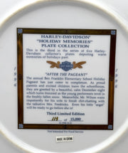 1996 Harley Davidson Holiday "After the Pageant" Collector Plate 99933-97z   - TvMovieCards.com