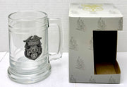 1993 Harley Davidson Motorcycles Police 1 Glass & Pewter Beer Stein Mug   - TvMovieCards.com