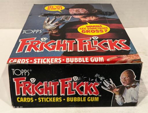 1988 Fright Flicks Vintage FULL 36 Pack Trading Card Wax Box Topps - TvMovieCards.com