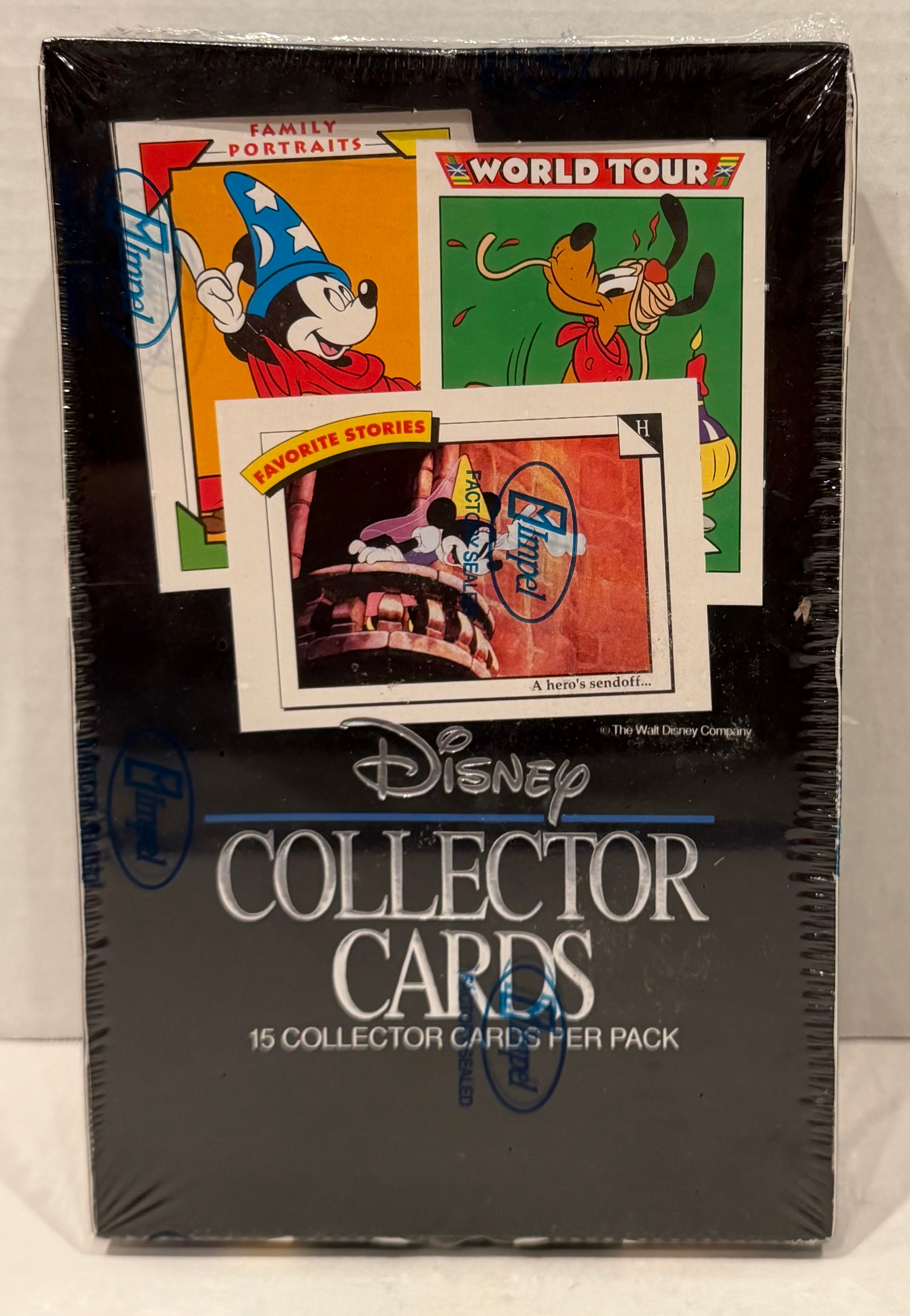 Disney Collector Cards Series 1 Vintage Card Box 36 Packs Impel