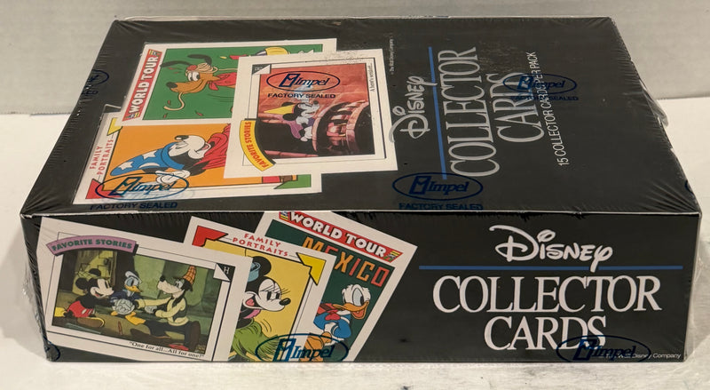 Disney Collector Cards Series 1 Vintage Card Box 36 Packs Impel 1991 - TvMovieCards.com