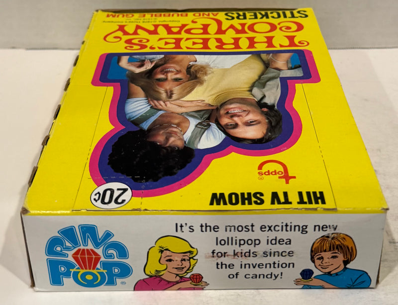 1978 Topps Three's Company Vintage FULL 36 Pack Sticker Trading Card Box - TvMovieCards.com