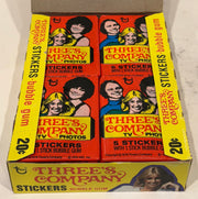 1978 Topps Three's Company Vintage FULL 36 Pack Sticker Trading Card Box - TvMovieCards.com