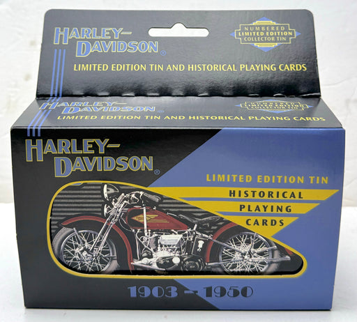 1997 Harley Davidson Historical Playing Card Decks (2) 52 Card Decks 1903-1950   - TvMovieCards.com
