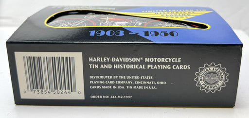 1997 Harley Davidson Historical Playing Card Decks (2) 52 Card Decks 1903-1950   - TvMovieCards.com