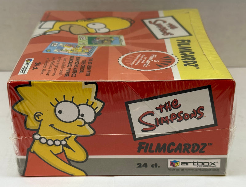 2003 Simpsons Filmcardz Film Cards Card Box 24 Packs Artbox Factory Sealed - TvMovieCards.com