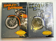 1997 Harley Davidson Historical Playing Card Decks (2) 52 Card Decks 1903-1950   - TvMovieCards.com