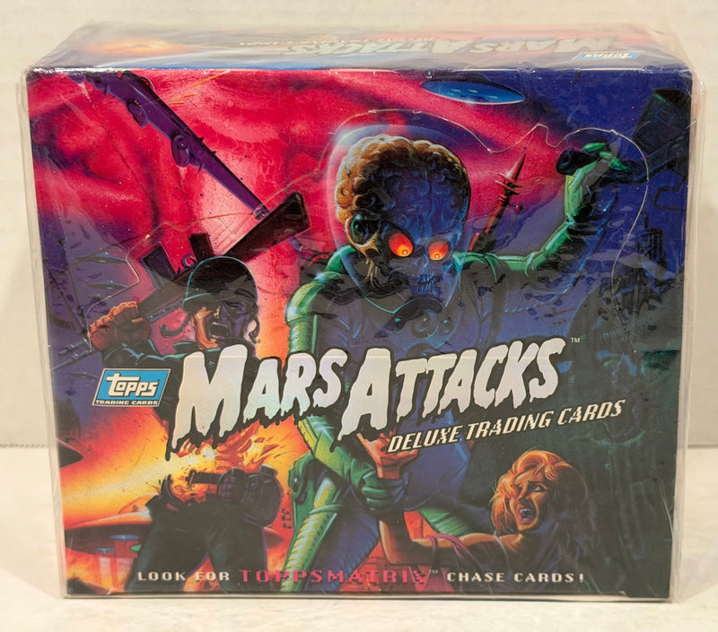 1994 Mars Attacks Deluxe Vintage Trading Card Box 36 Packs Topps Factory Sealed - TvMovieCards.com