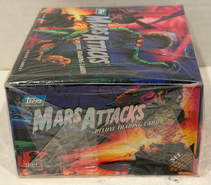 1994 Mars Attacks Deluxe Vintage Trading Card Box 36 Packs Topps Factory Sealed - TvMovieCards.com