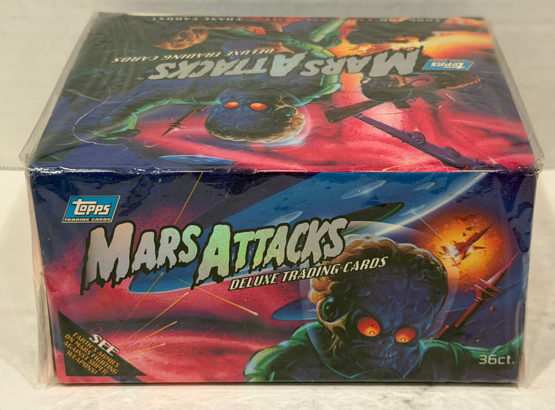 1994 Mars Attacks Deluxe Vintage Trading Card Box 36 Packs Topps Factory Sealed - TvMovieCards.com
