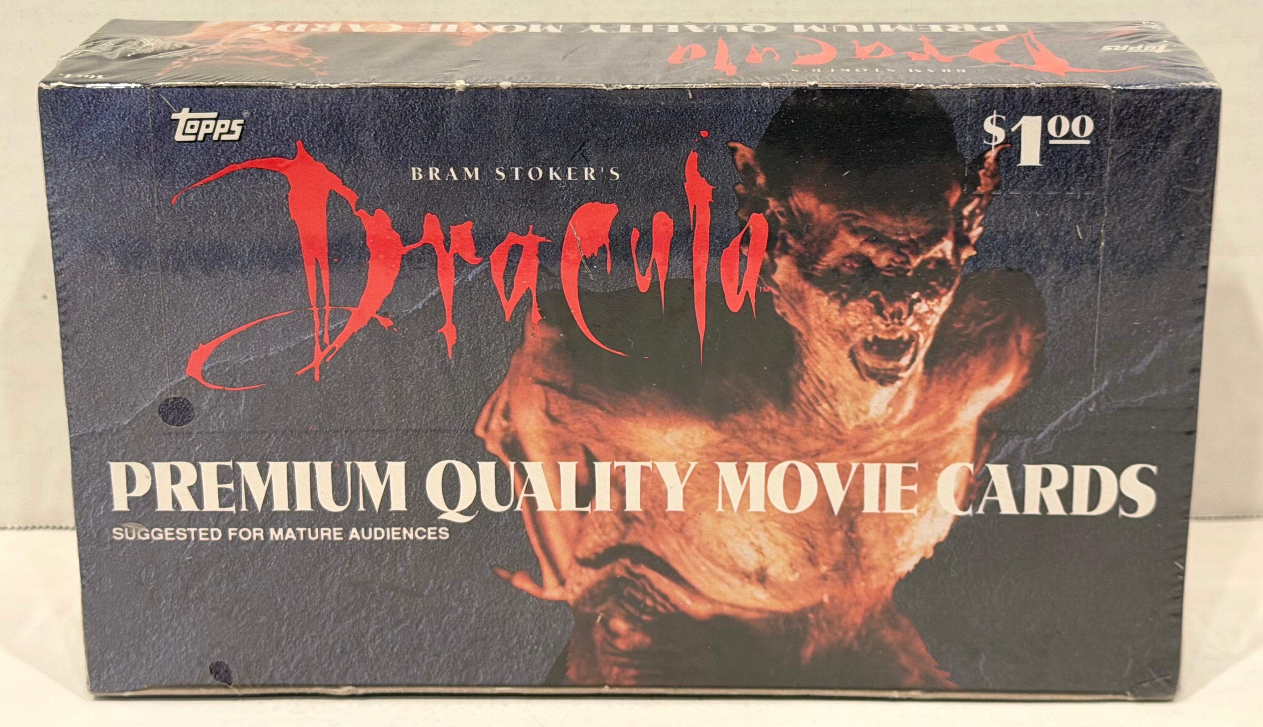 1992 Bram Stoker's Dracula Premium Movie Trading Card Box 36 packs