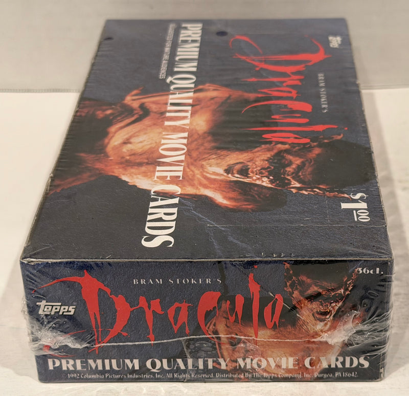 1992 Bram Stoker's Dracula Premium Movie Trading Card Box 36 packs Full Sealed - TvMovieCards.com