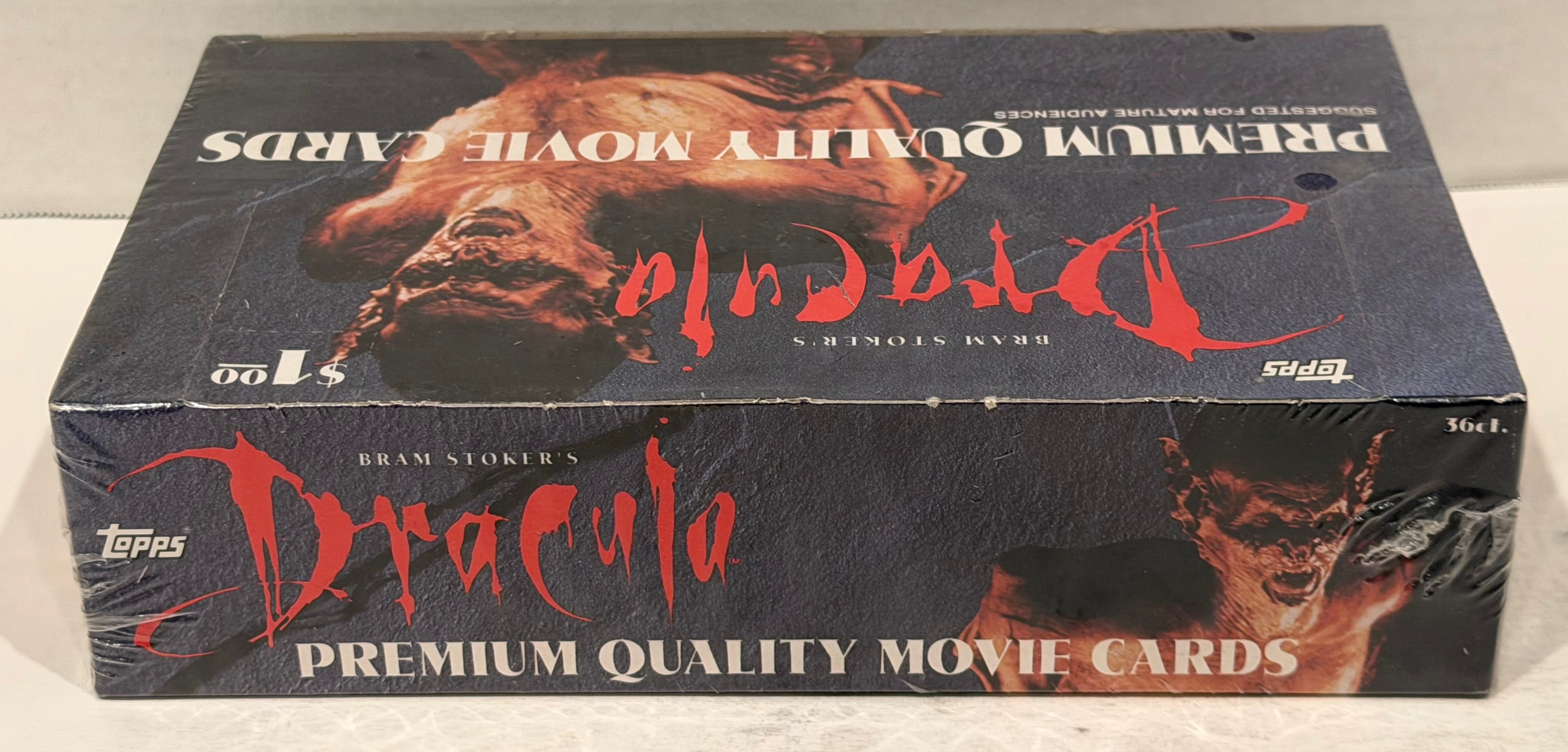 1992 Bram Stoker's Dracula Premium Movie Trading Card Box 36 packs