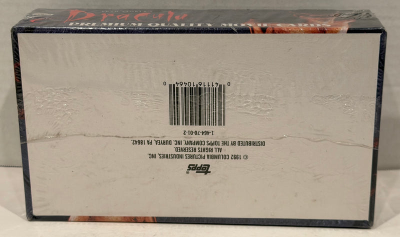 1992 Bram Stoker's Dracula Premium Movie Trading Card Box 36 packs Full Sealed - TvMovieCards.com