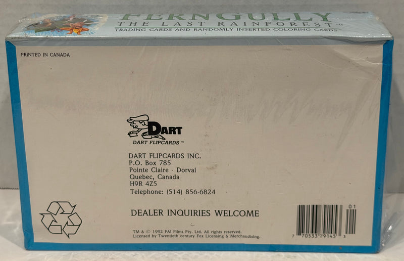 1992 FernGully The Last Rainforest Trading Card Box Dart 48 Packs Factory Sealed - TvMovieCards.com