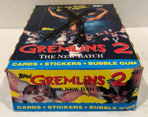 1990 Topps Gremlins 2 Movie Vintage FULL 36 Pack Trading Card Wax Box - TvMovieCards.com