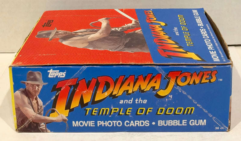 1984 Topps Indiana Jones Temple of Doom Vintage FULL 36 Pack Trading Card Box - TvMovieCards.com