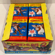 1990 Topps Gremlins 2 Movie Vintage FULL 36 Pack Trading Card Wax Box - TvMovieCards.com