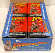 1984 Topps Indiana Jones Temple of Doom Vintage FULL 36 Pack Trading Card Box - TvMovieCards.com