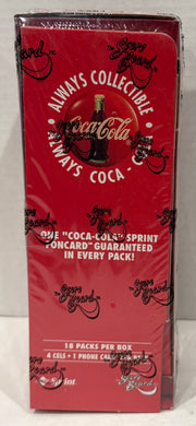 Coca Cola Coke Sprint Phone Cel Hobby Trading Card Box 18 Packs Factory Sealed - TvMovieCards.com