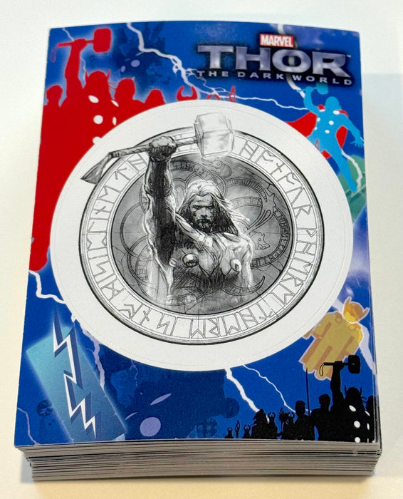 Marvel Thor The Dark World (50) Sticker Card Set T2-01 / T2-50 Upper Deck 2013 - TvMovieCards.com