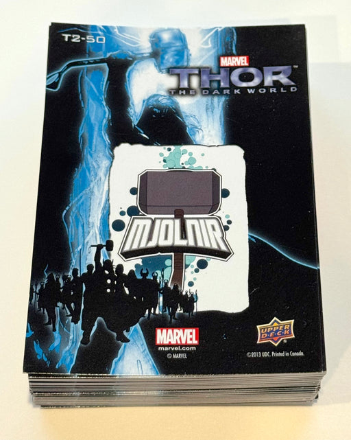 Marvel Thor The Dark World (50) Sticker Card Set T2-01 / T2-50 Upper Deck 2013 - TvMovieCards.com